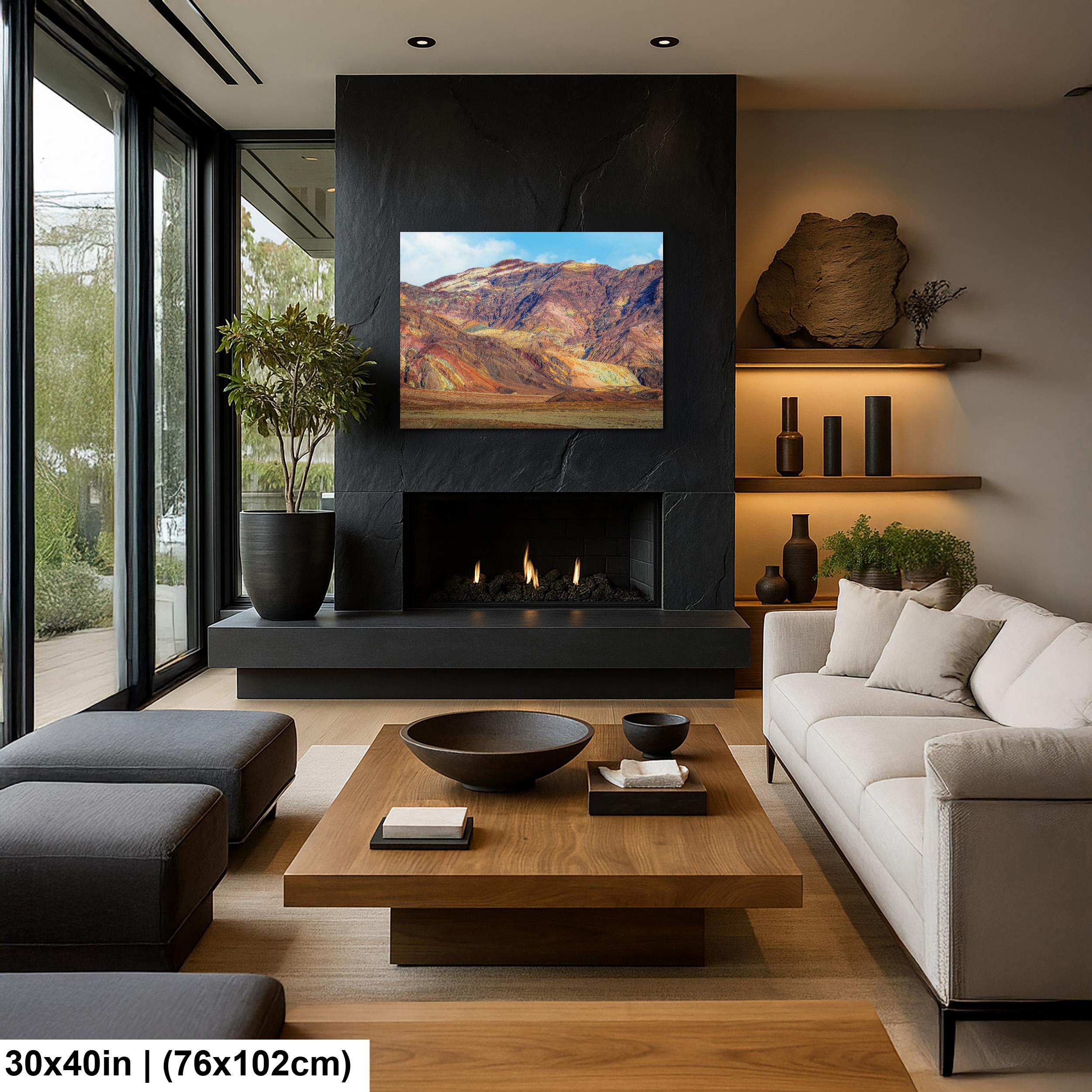 Painted Earth: Artist's Palette Death Valley California Photography Wall Art