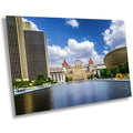 New York State Capitol Print: Albany Landmark Reflecting Pool Photography