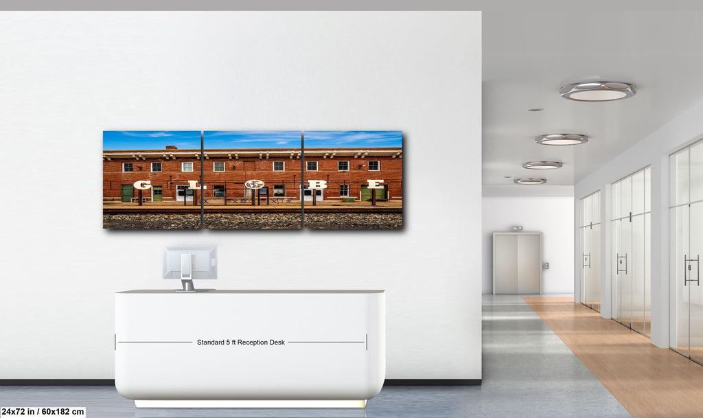 Globe Arizona Train Depot Photography Print, Railroad Americana Wall Art