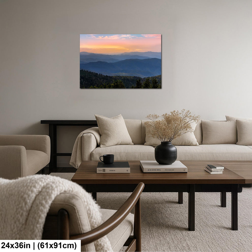Endless Ridges: Great Smoky Mountains National Park TN NC Photo Wall Art