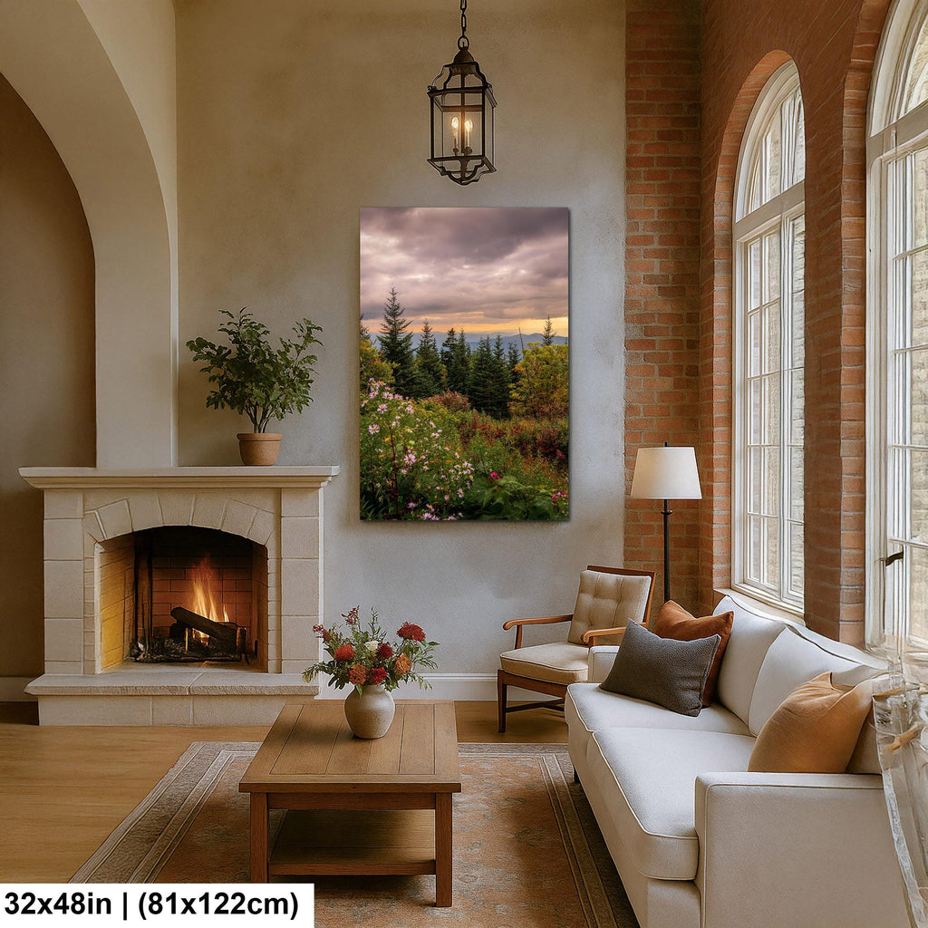 Mountain Bouquet: Great Smoky Mountains Tennessee Wildflower Photo Wall Art