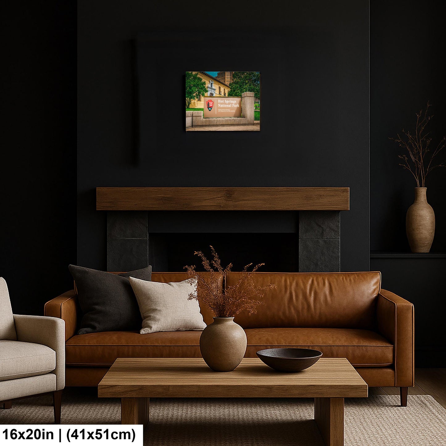 Hot Springs National Park Sign Photo Print, Arkansas Wall Art