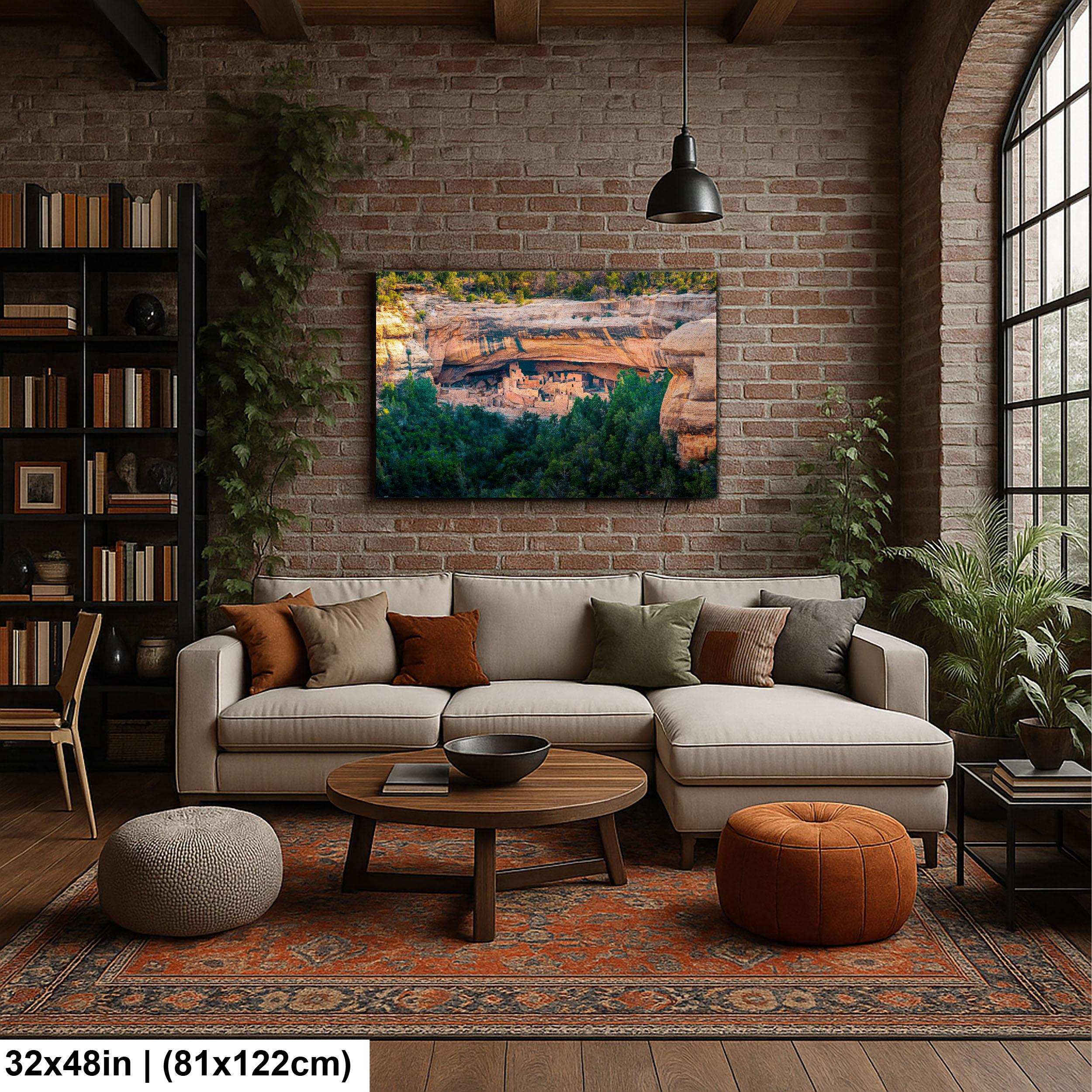 Spruce Tree House Mesa Verde National Park Photography Print, Cortez Colorado Wall Art, Ancestral Puebloan Ruins Decor
