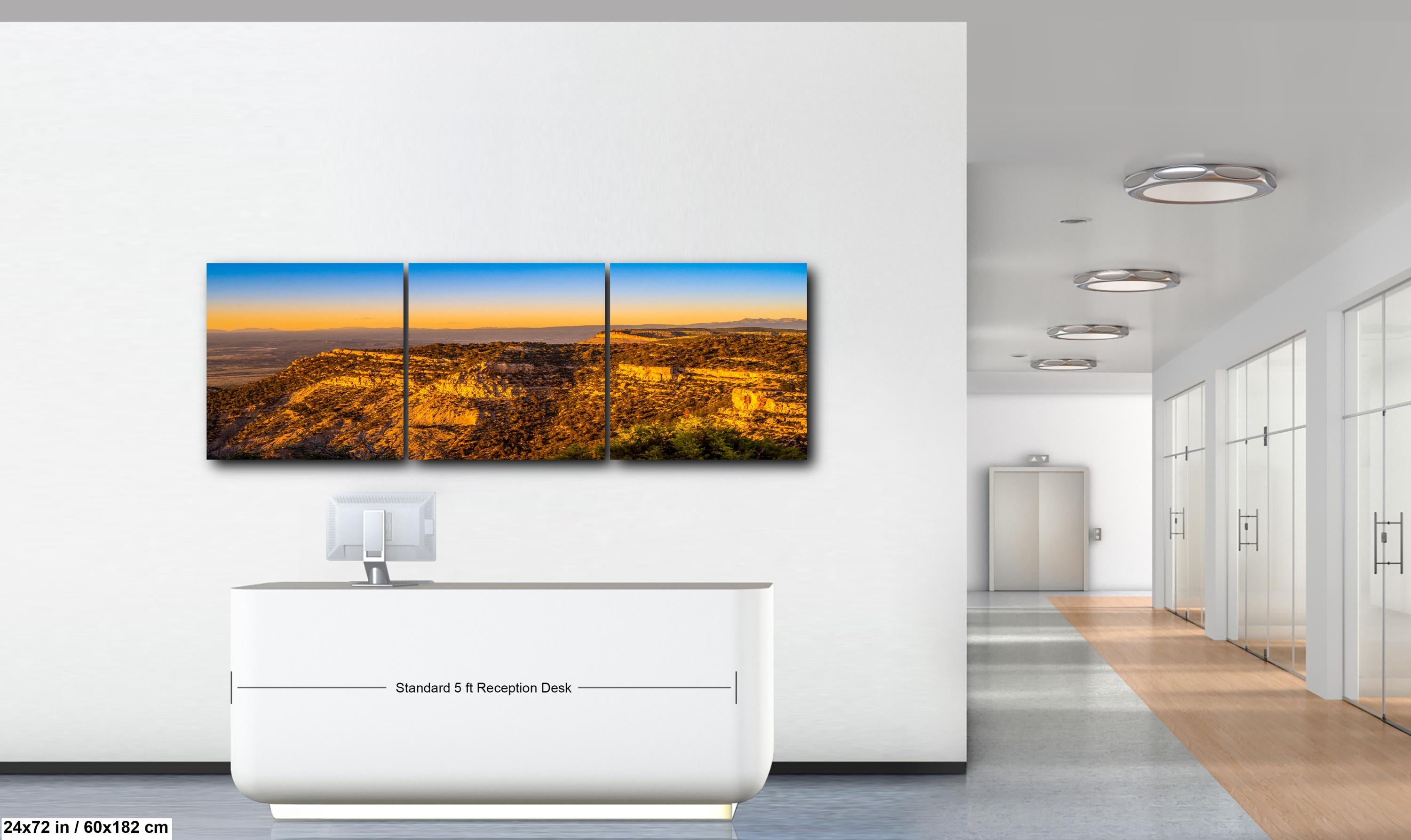 Sunset Over Mesa Verde National Park Photography Print, Cortez Colorado Landscape Wall Art, Southwest Decor