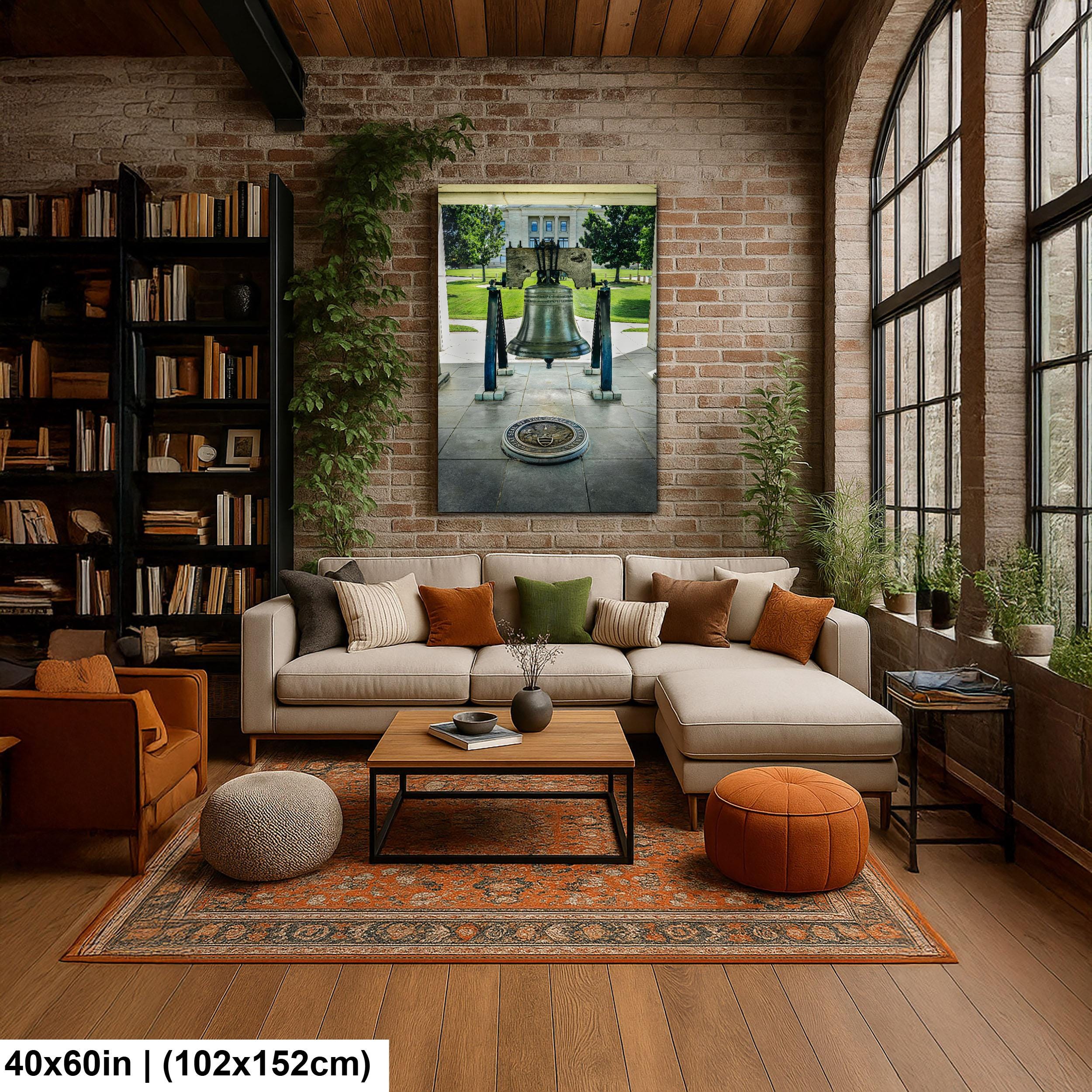 Liberty Bell Replica, Arkansas State Capitol, Little Rock Arkansas, Photography Print Wall Art