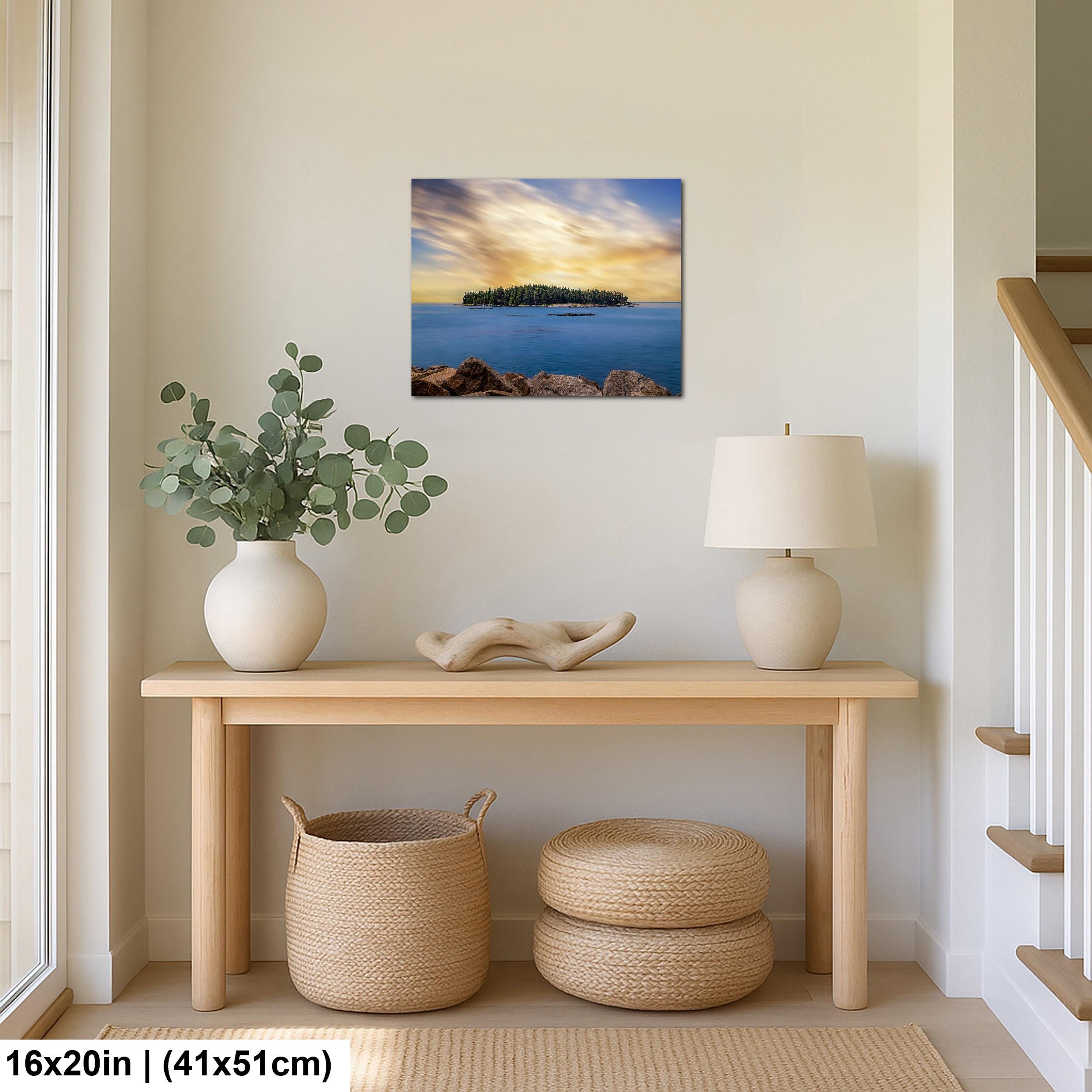 Schoodic Peninsula: Acadia National Park Maine Sunset Photography Wall Art