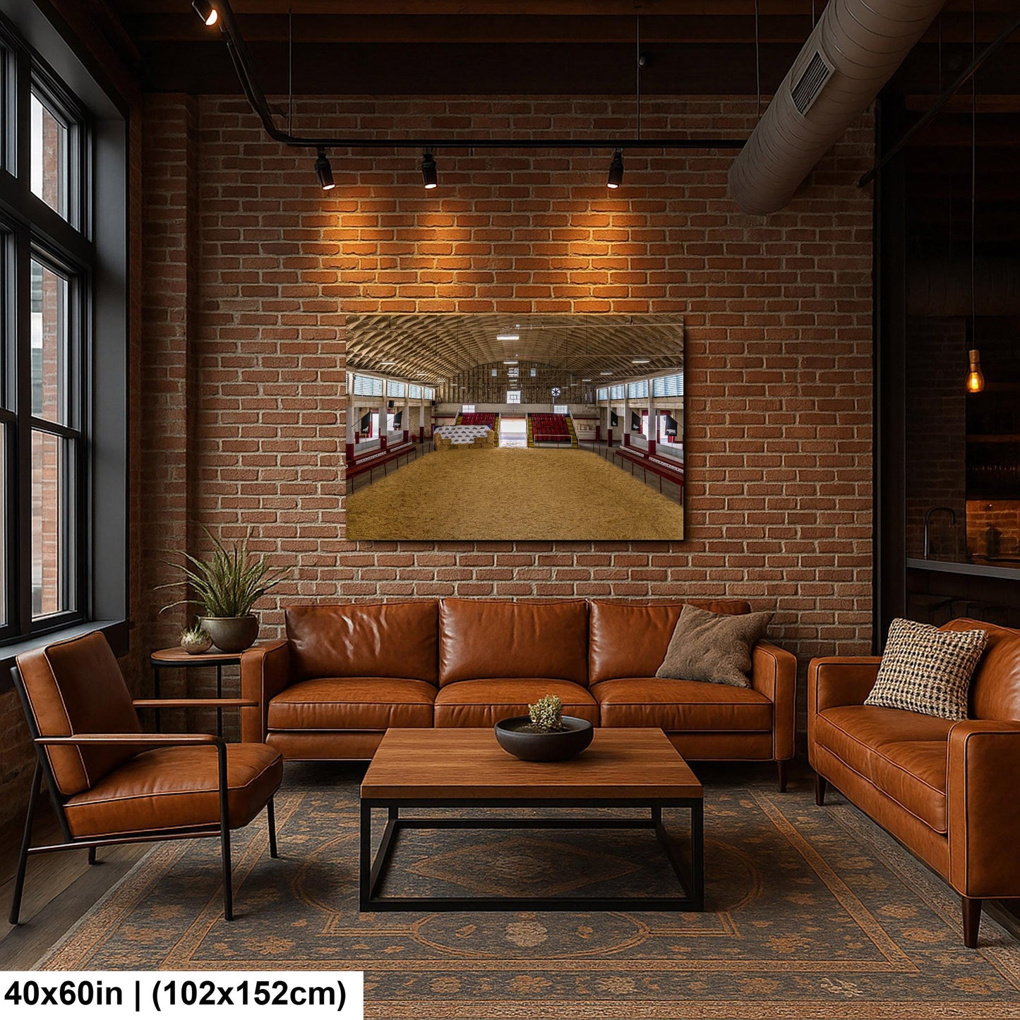 Historic Livestock Pavilion Interior, Apache Junction Arizona Photography Print