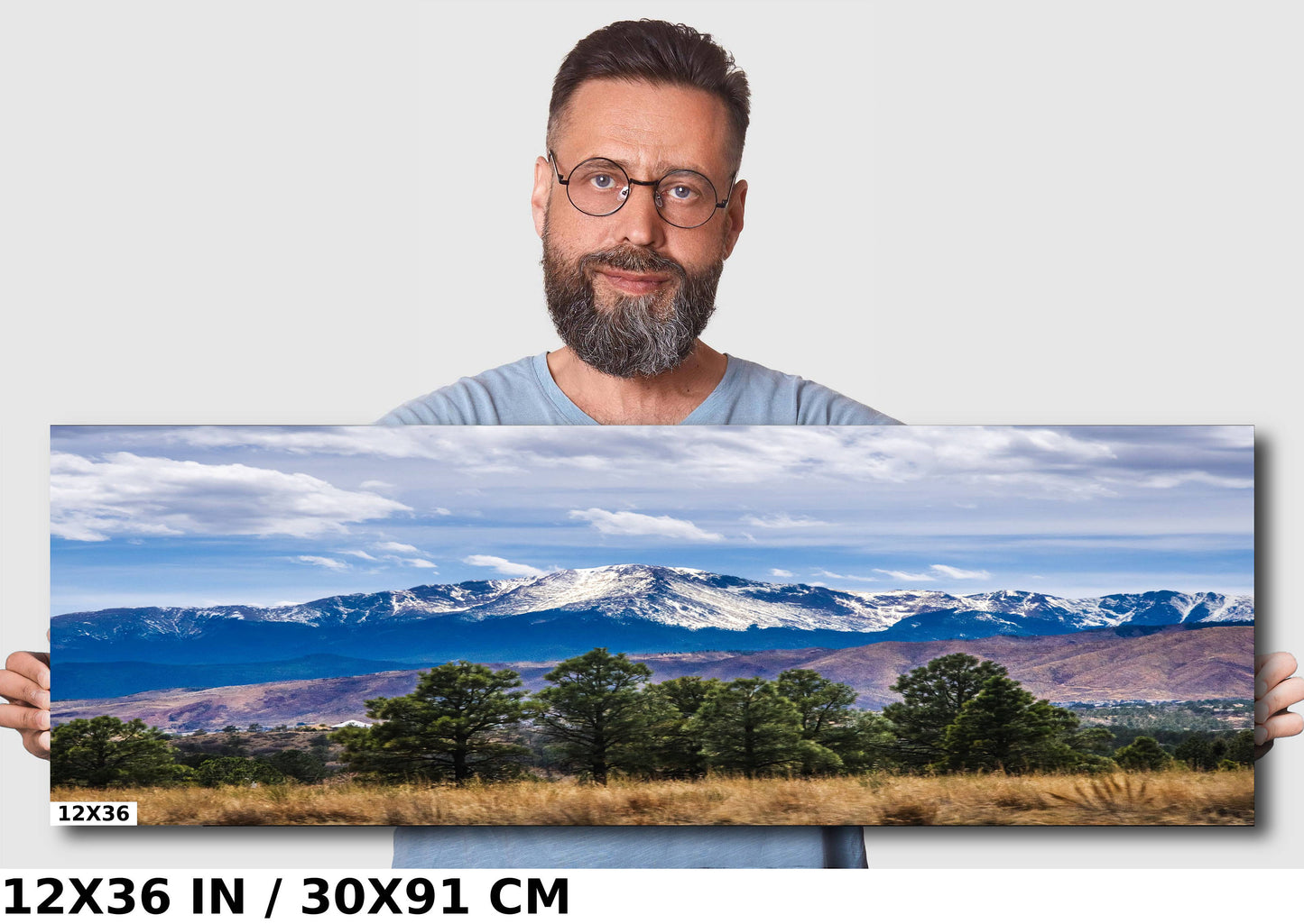 Pikes Peak Colorado Print: Mountain Landscape Photography Wall Art