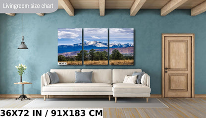 Pikes Peak Colorado Print: Mountain Landscape Photography Wall Art