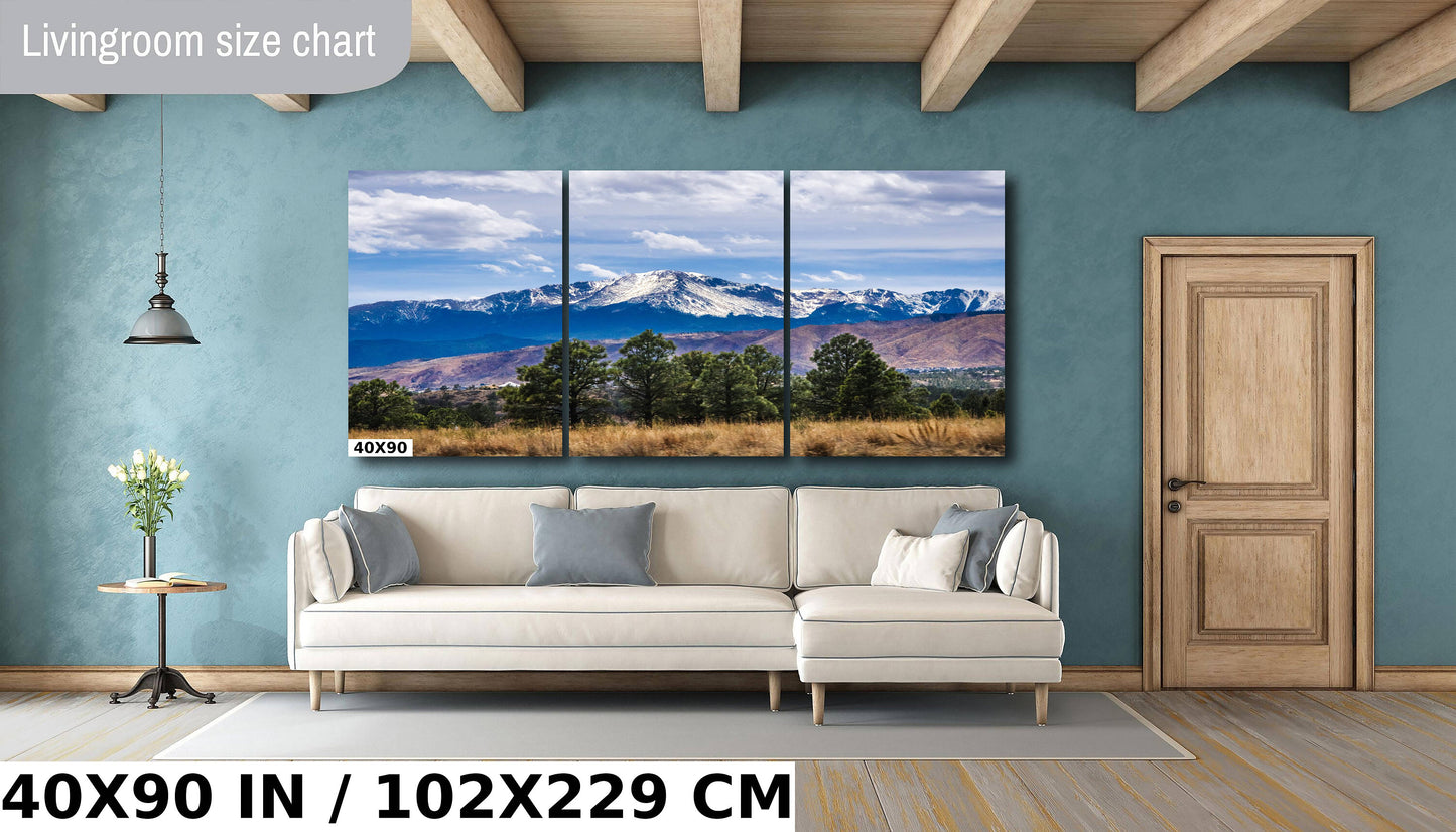 Pikes Peak Colorado Print: Mountain Landscape Photography Wall Art