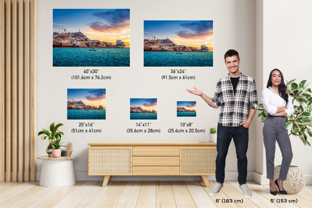Puerto Peñasco Wall Art – Mexico Seascape Print | Rocky Point Canvas Art