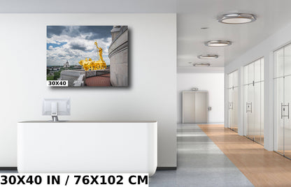 Minnesota State Capitol Stairway Historic Architecture Photography Wall Art
