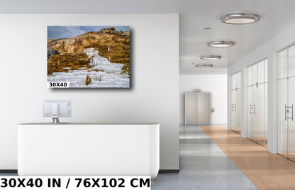 Mammoth Hot Springs Photo Print: Yellowstone National Park
