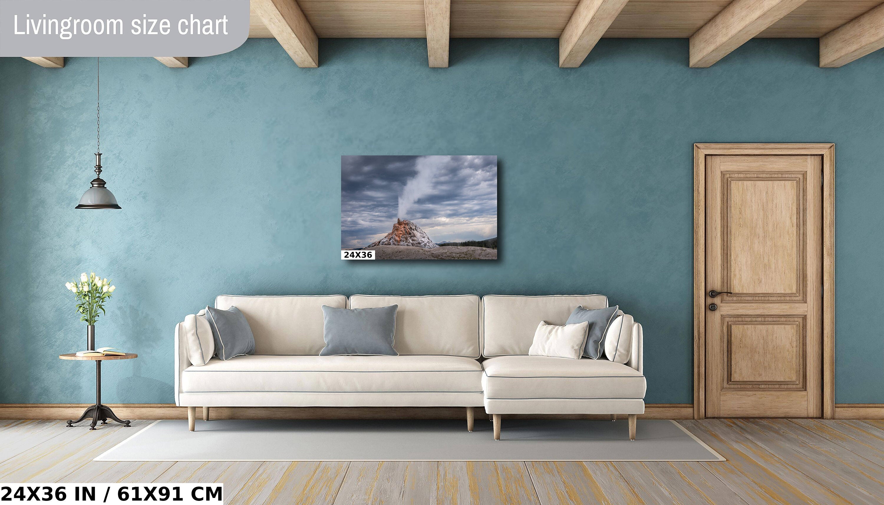 White Dome Geyser Print: Yellowstone National Park Wall Art