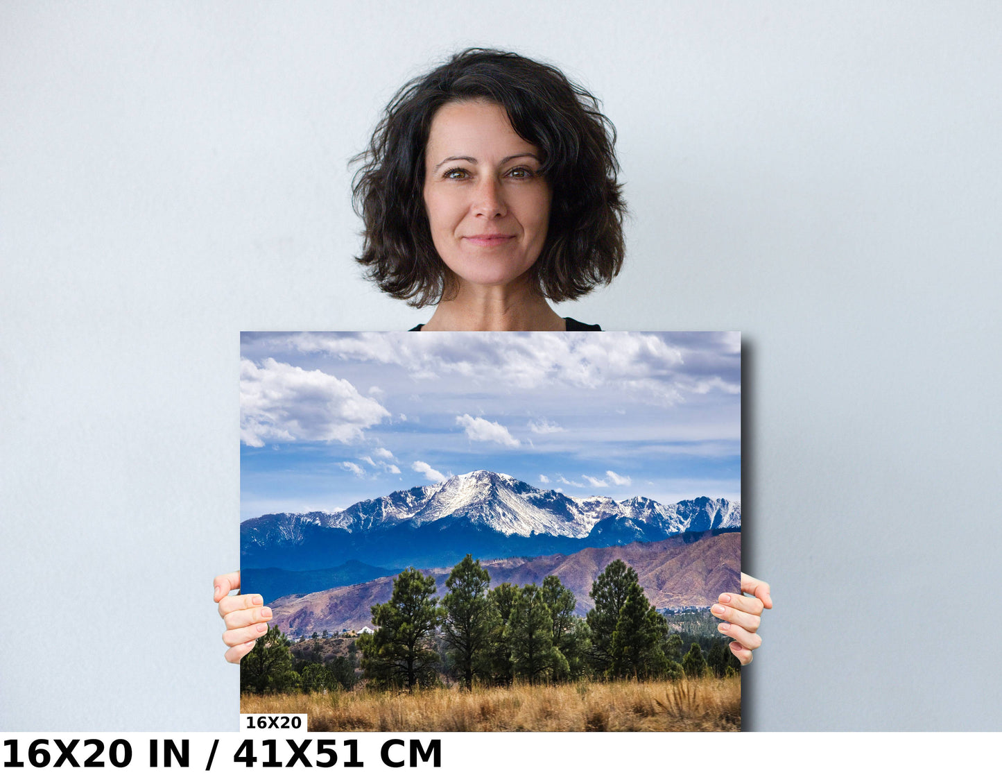 Pikes Peak Colorado Print: Mountain Landscape Photography Wall Art