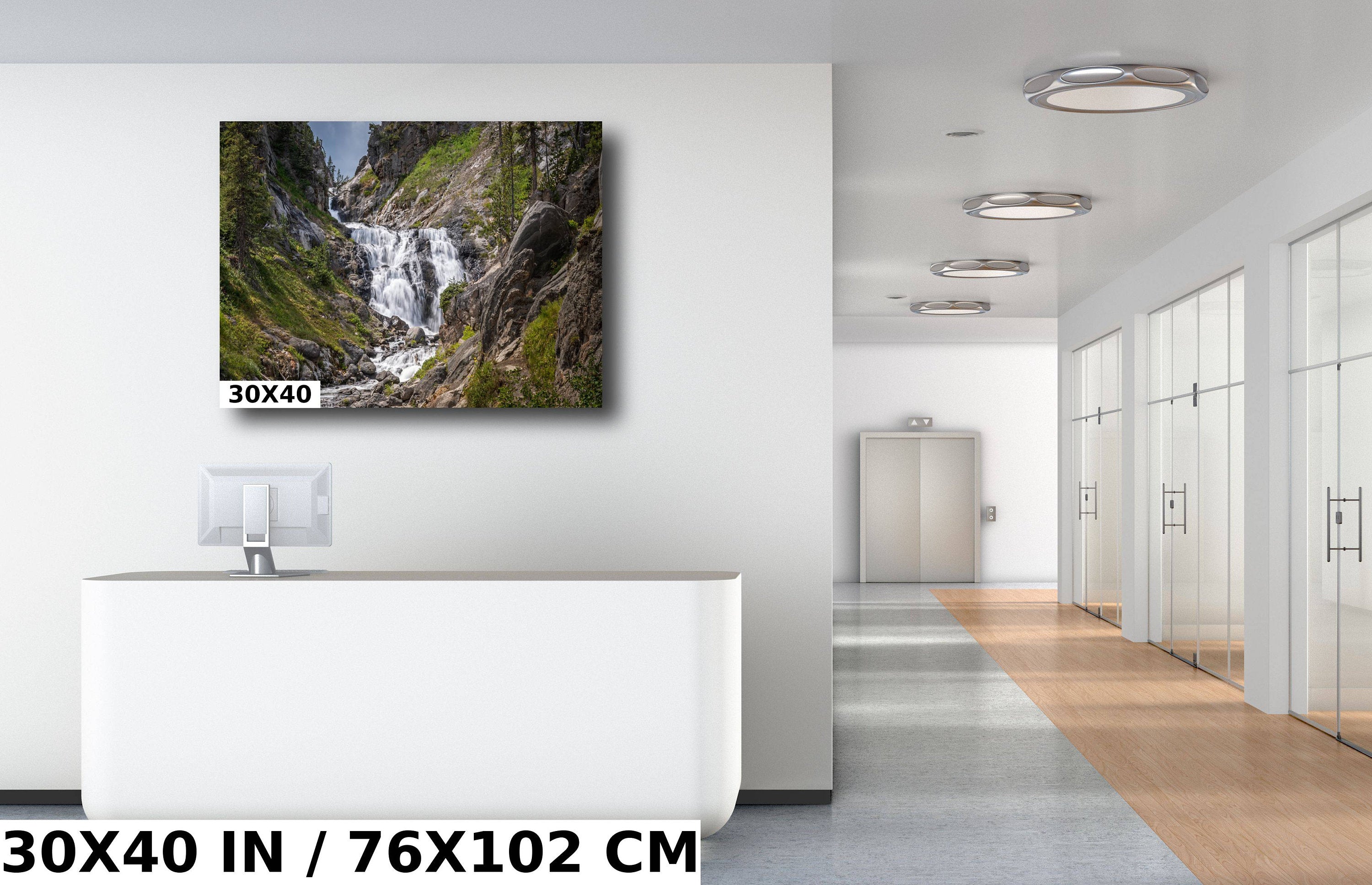 Mystic Falls Yellowstone National Park Wyoming Photography Wall Art