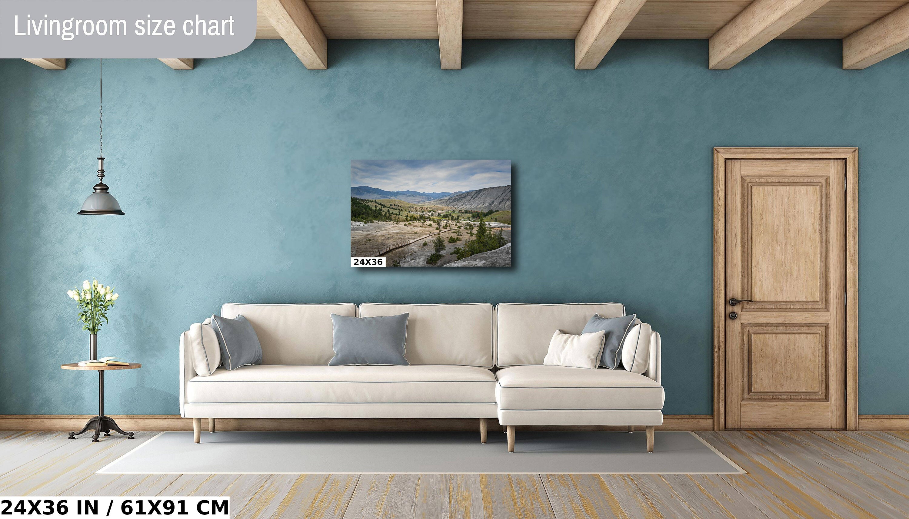 Fort Yellowstone Print: Mammoth Hot Springs, Wyoming National Park