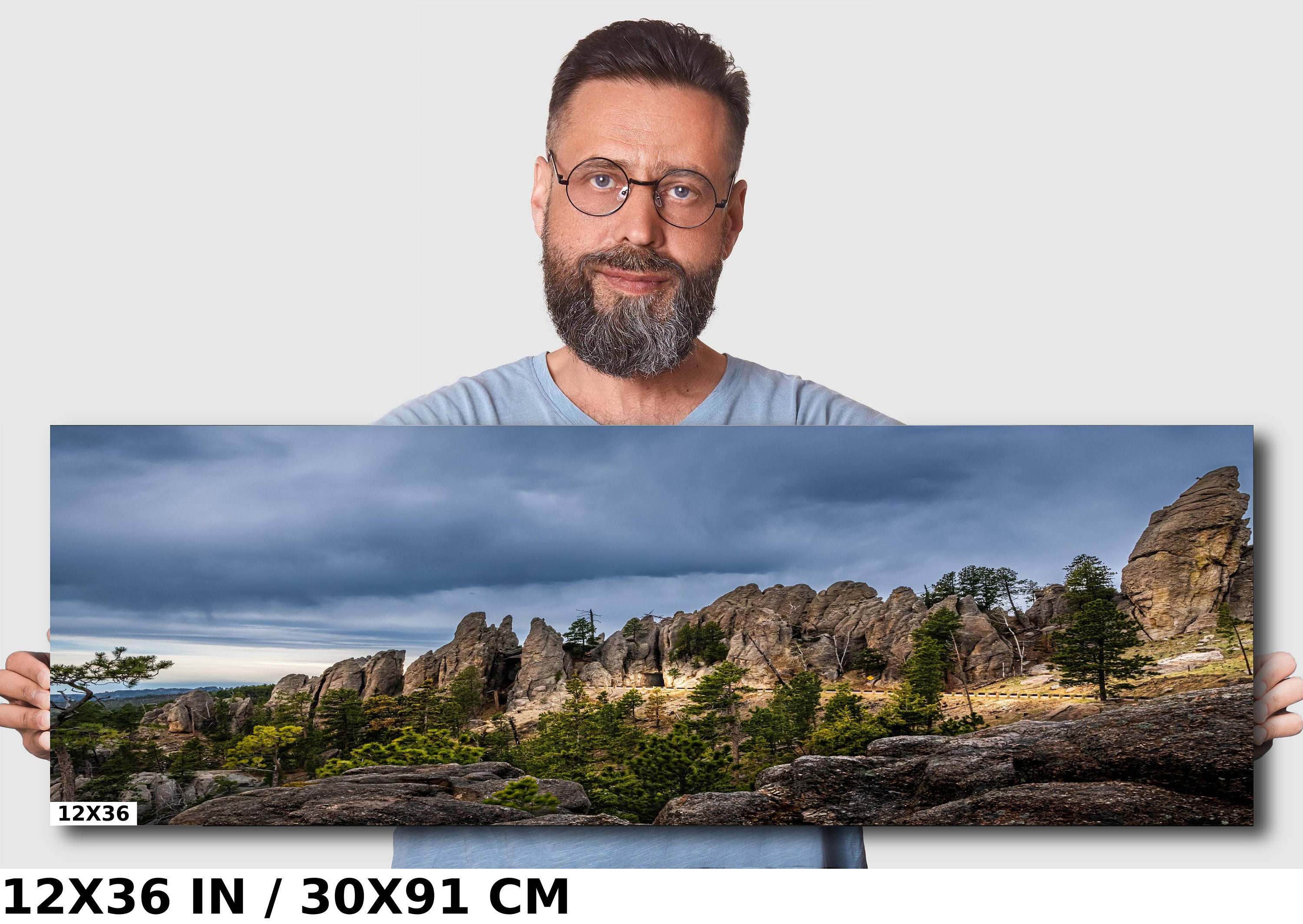 Needles Eye Tunnel: Black Hills South Dakota Rock Formation Photography Wall Art