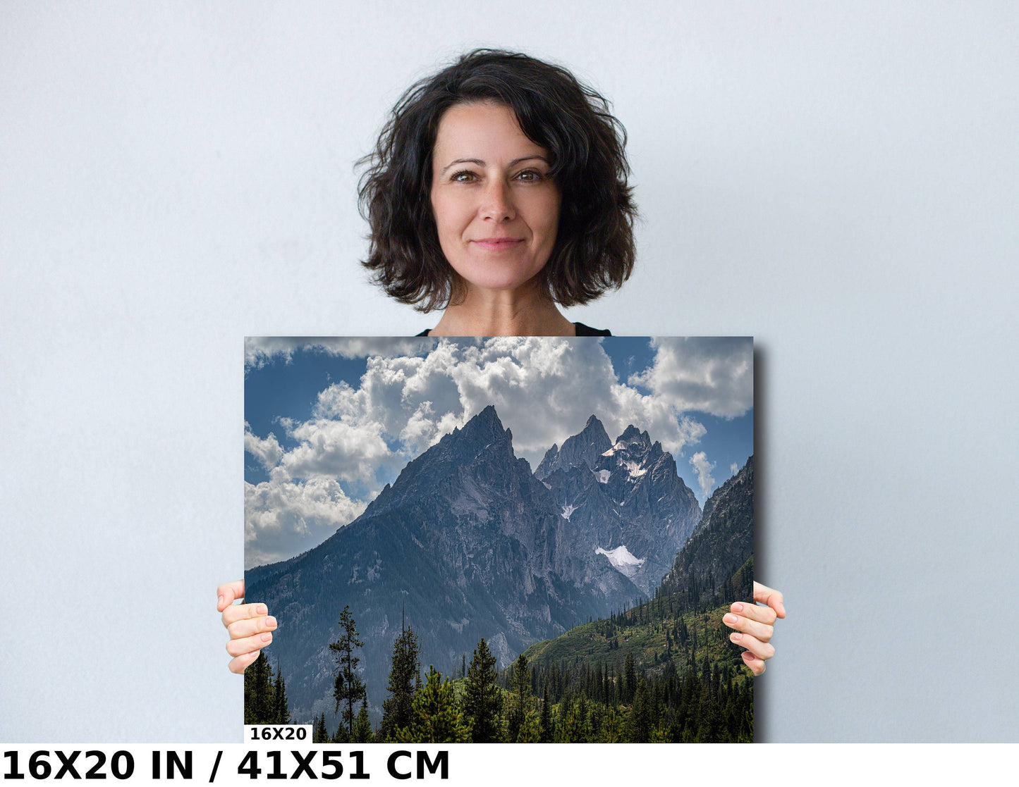 Teton Treasures: Grand Teton National Park Metal Canvas Print Mountain Range Wall Art Wyoming Photography