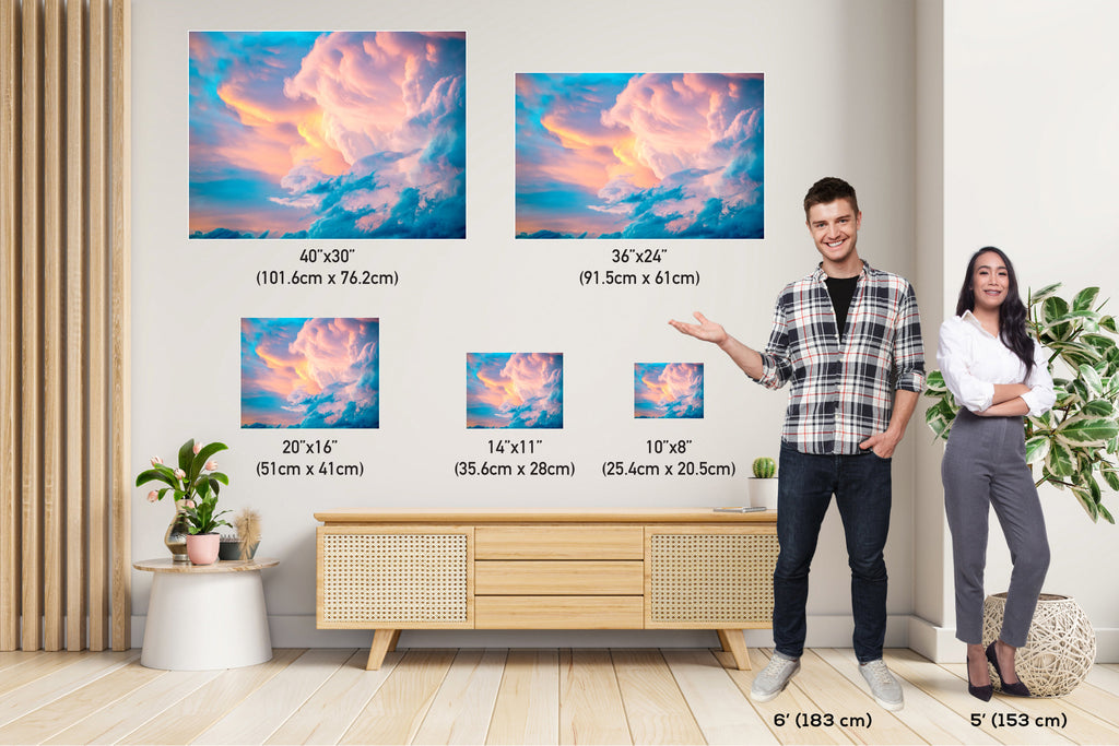 Montana Cloudscape Photography: White Sulphur Springs Wall Art
