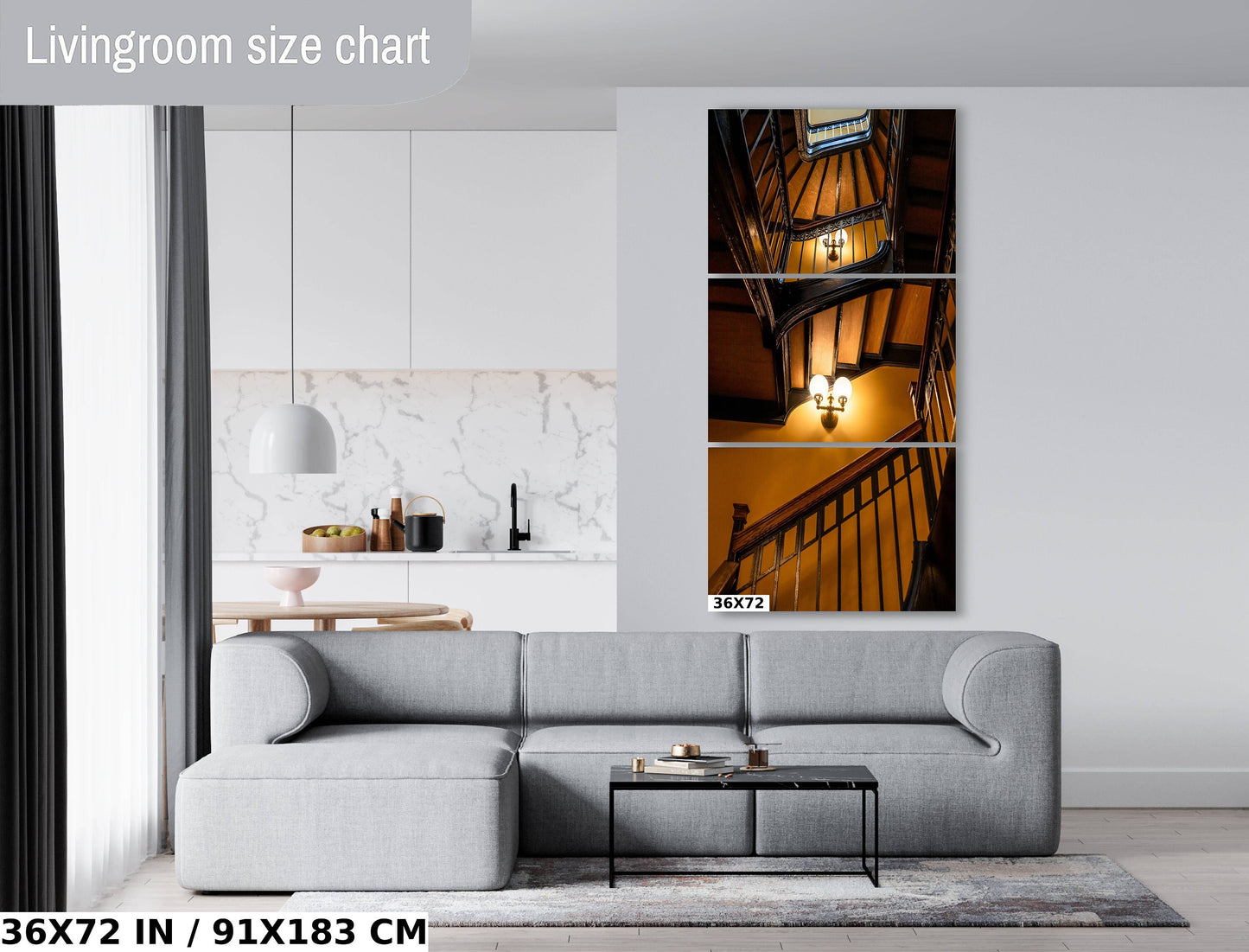 Ascending History: Stairway of Minnesota State Capitol Wall Art Photography Metal Aluminum Print Historic Portrait