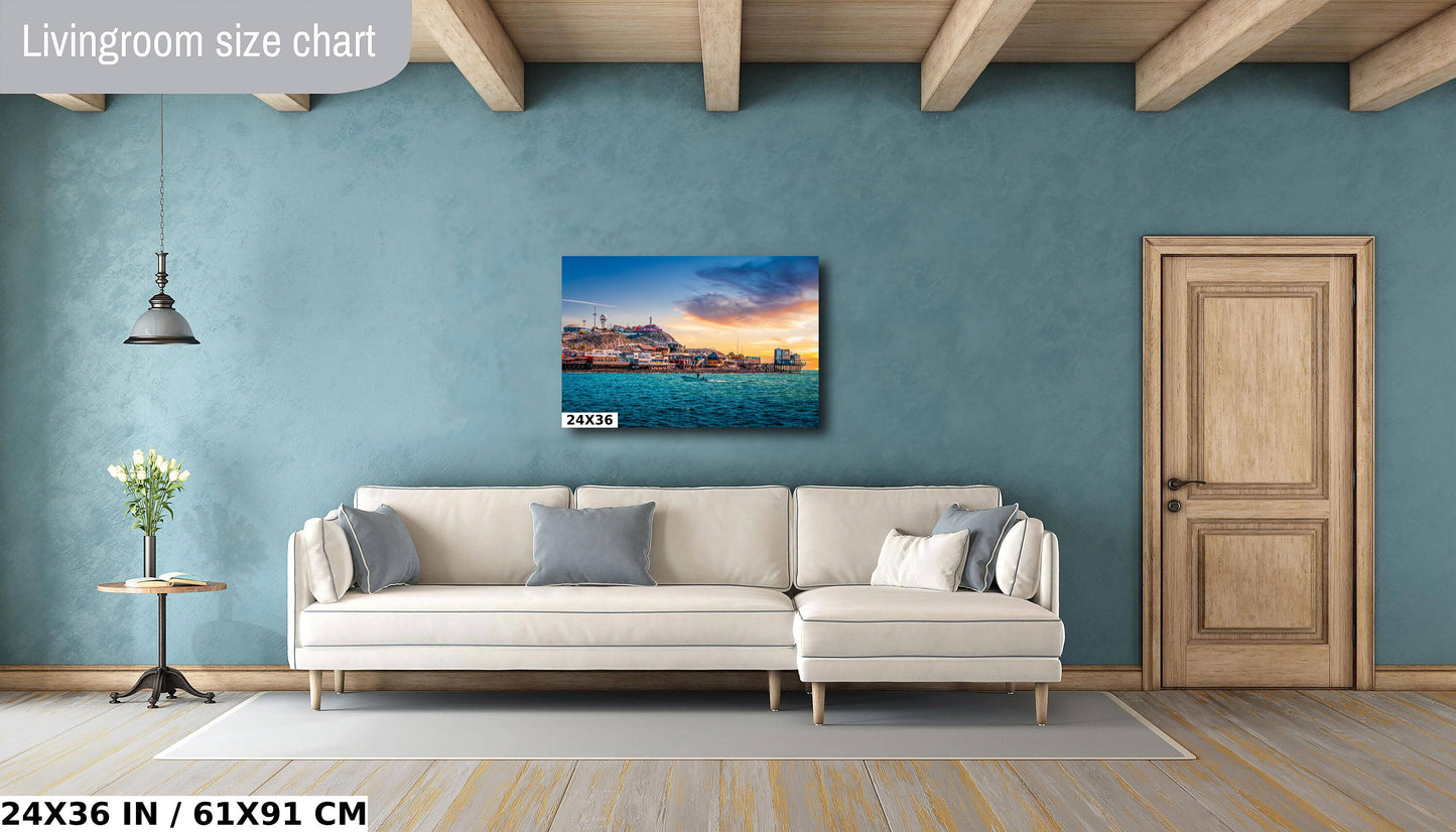 Puerto Peñasco Wall Art – Mexico Seascape Print | Rocky Point Canvas Art