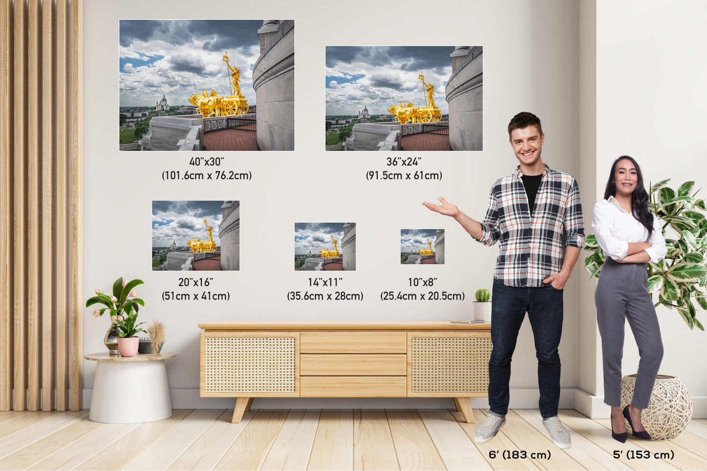 Minnesota State Capitol Stairway Historic Architecture Photography Wall Art