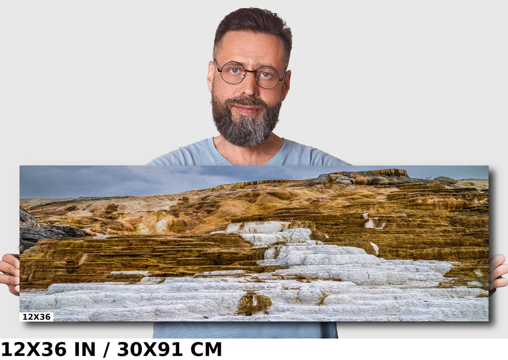 Mammoth Hot Springs Photo Print: Yellowstone National Park
