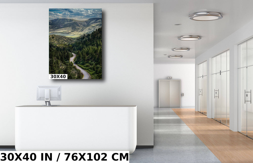 Lewis & Clark Caverns State Park Print: Montana Scenic Roadside View