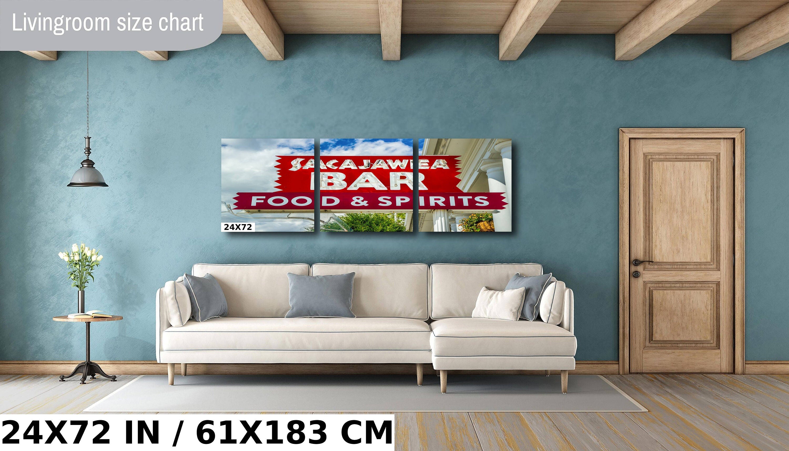 Sacajawea Bar Sign Print: Three Forks Montana Landmark Photography
