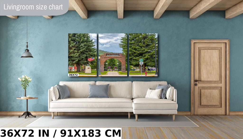 Anaconda Montana Kennedy Commons Arch: Historic Landmark Photography Print
