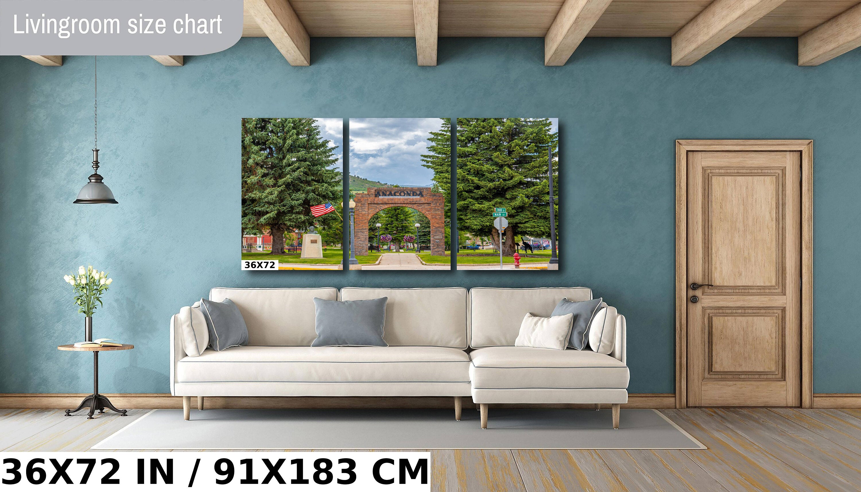 Anaconda Montana Kennedy Commons Arch: Historic Landmark Photography Print