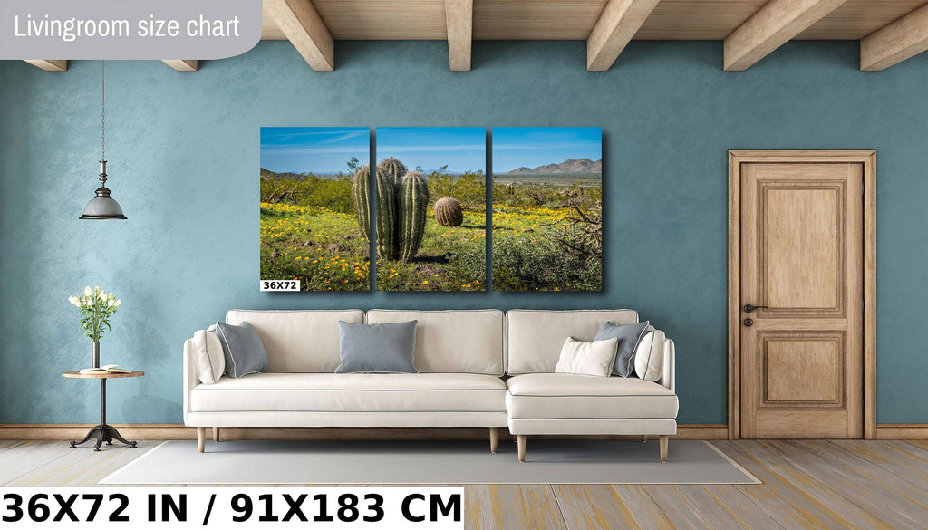 Saguaro Cactus Arizona Desert Landscape Photography Wall Art