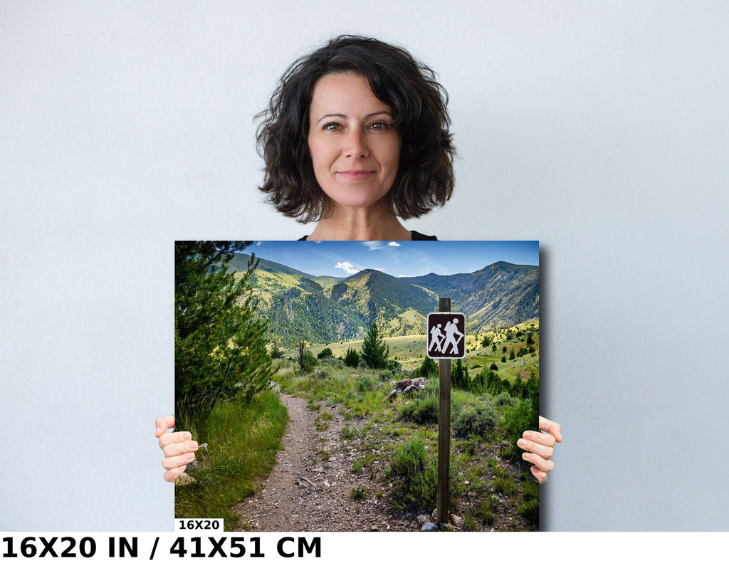 Lewis & Clark State Park Hiking Trail Print: Montana Nature Wall Art