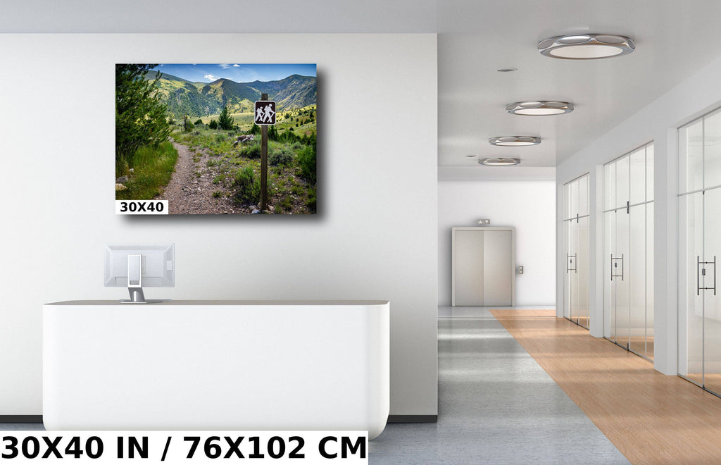 Lewis & Clark State Park Hiking Trail Print: Montana Nature Wall Art