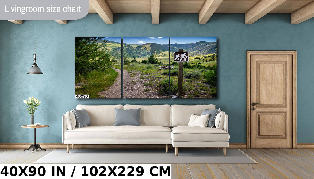 Lewis & Clark State Park Hiking Trail Print: Montana Nature Wall Art