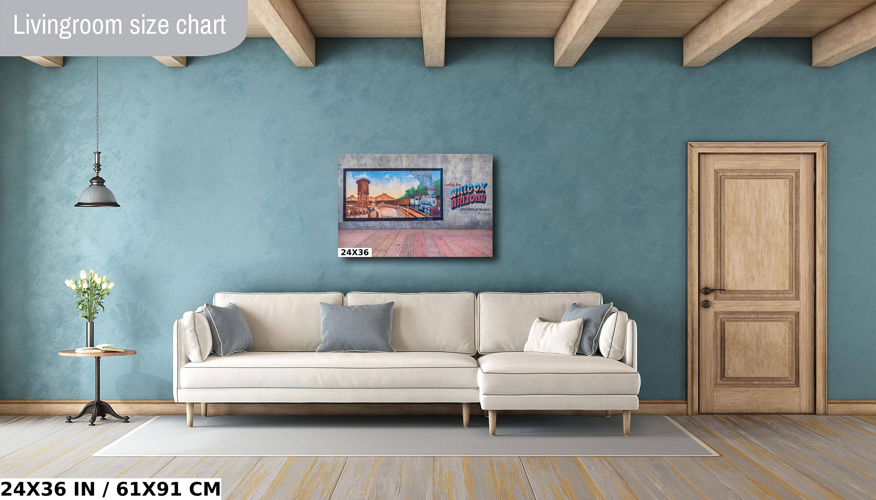 Willcox Mural Art Cattle Capital Arizona Western Photography Wall Decor