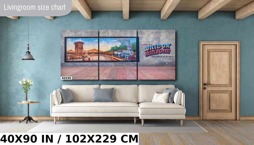 Willcox Mural Art Cattle Capital Arizona Western Photography Wall Decor