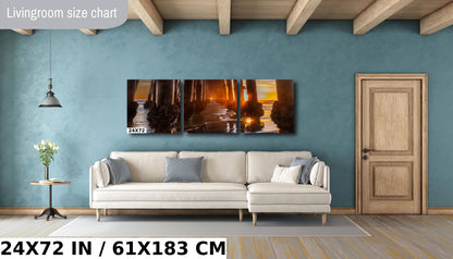 Oceanside Pier Sunset Print: California Seascape Wall Art