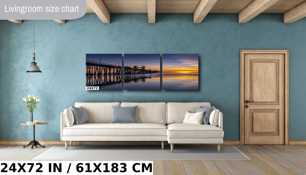 Oceanside Pier Sunset Print: California Coastal