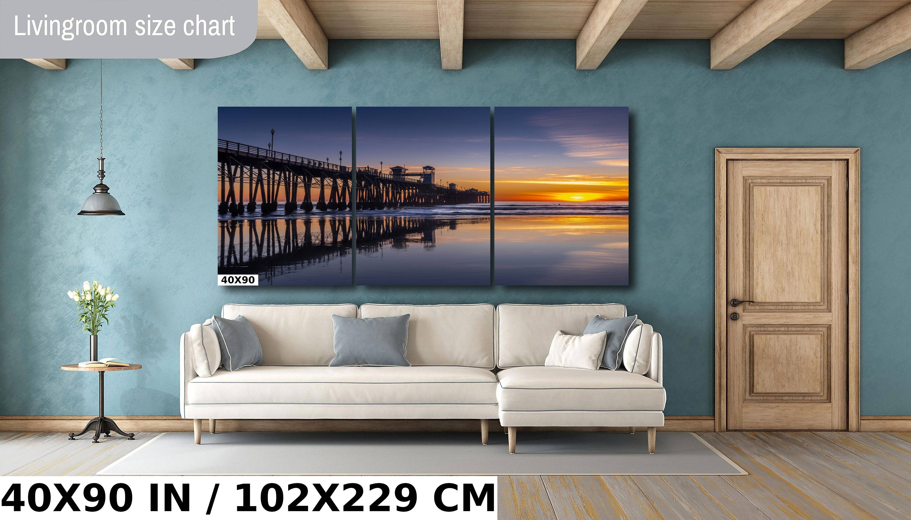 Oceanside Pier Sunset Print: California Coastal
