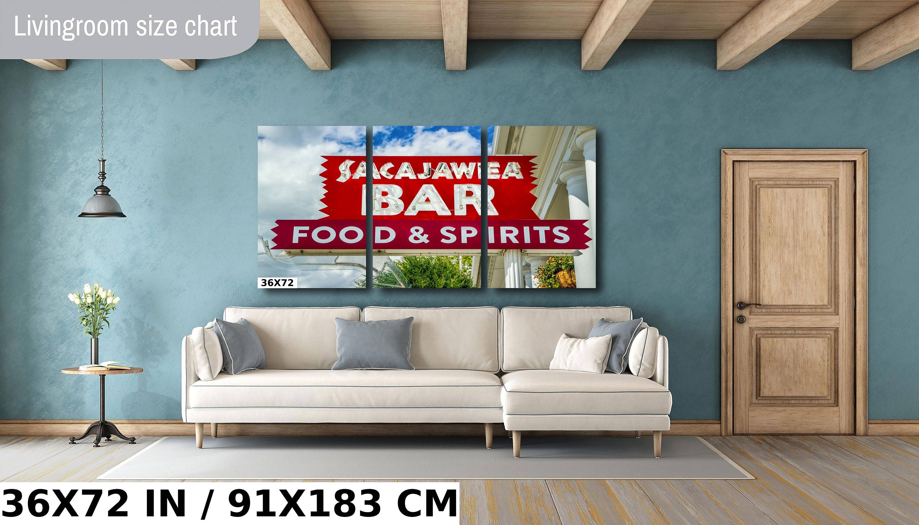 Sacajawea Bar Sign Print: Three Forks Montana Landmark Photography