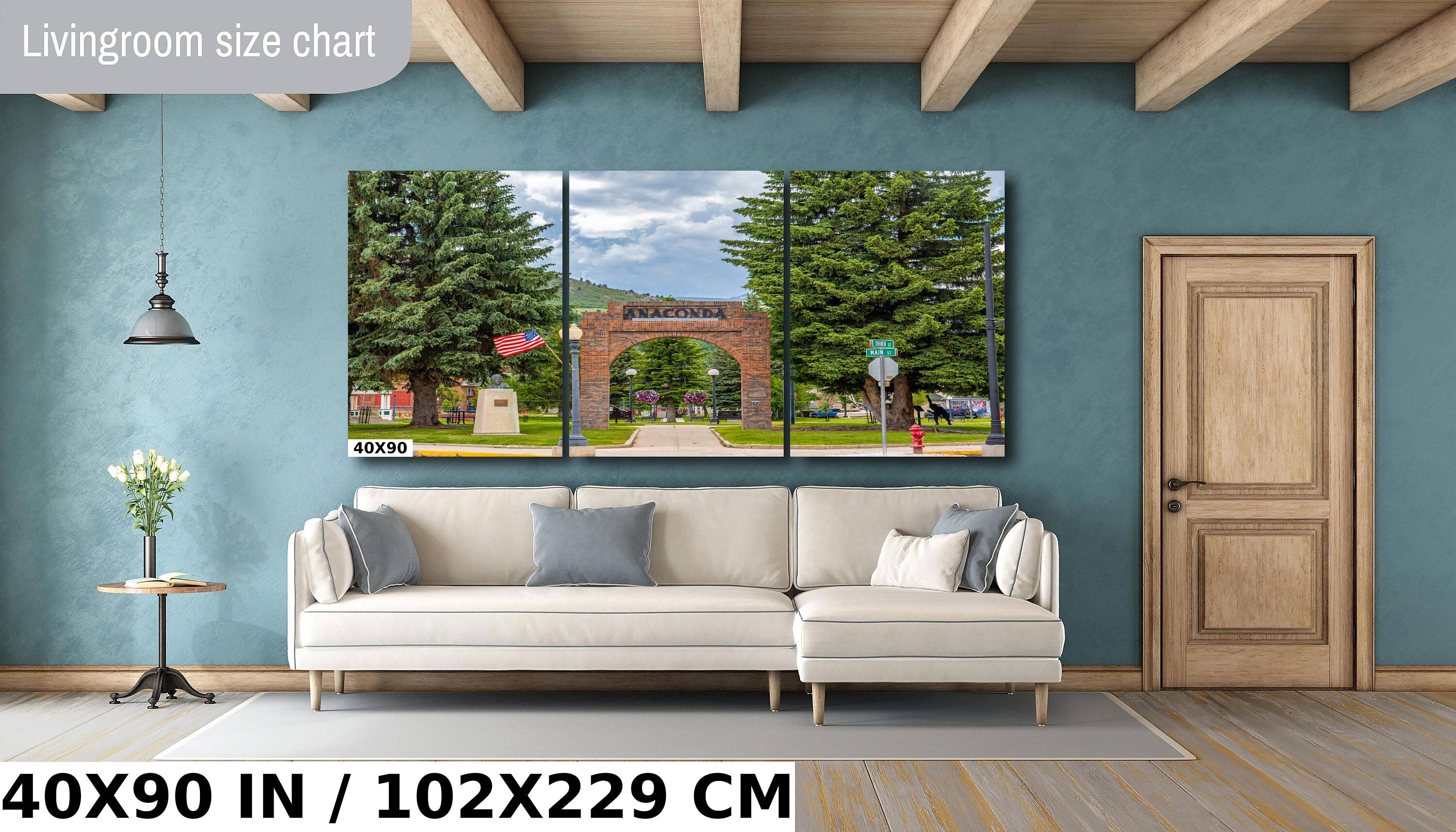 Anaconda Montana Kennedy Commons Arch: Historic Landmark Photography Print