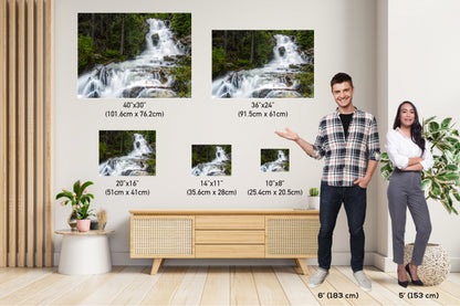 Lost Creek Falls Print: Montana Landscape Wall Art