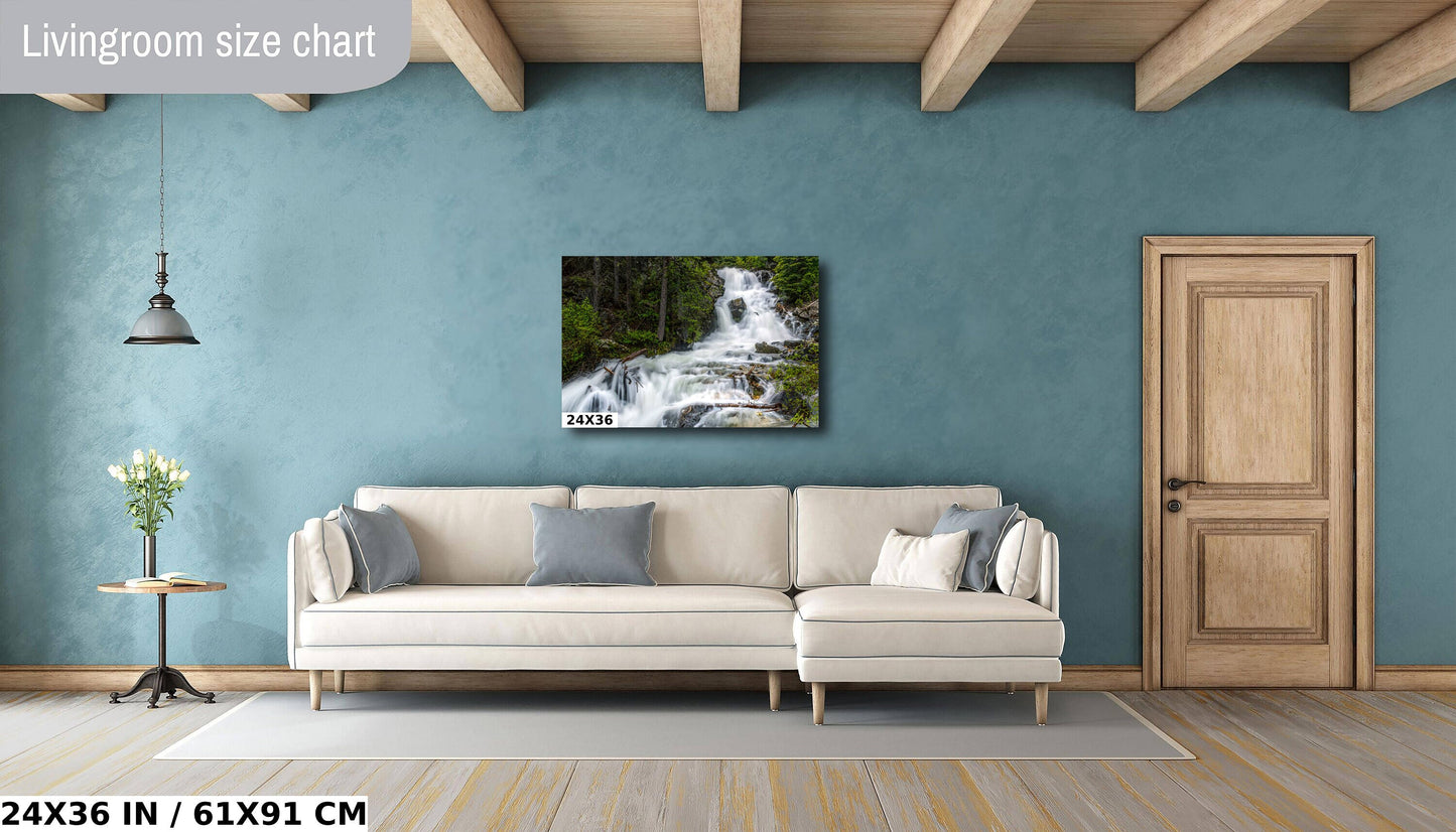 Lost Creek Falls Print: Montana Landscape Wall Art