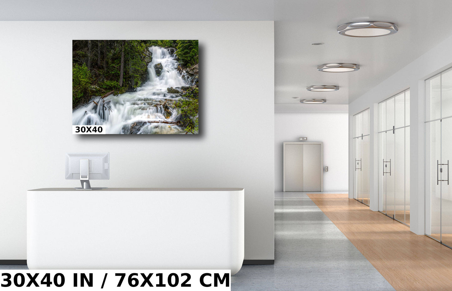 Lost Creek Falls Print: Montana Landscape Wall Art