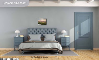 Ajo Mountain and Cacti in Organ Pipe Cactus National Monument Arizona Before Sunset Wall Art