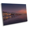 Oceanside Pier Sunset Seascape: California Beach Photography Print