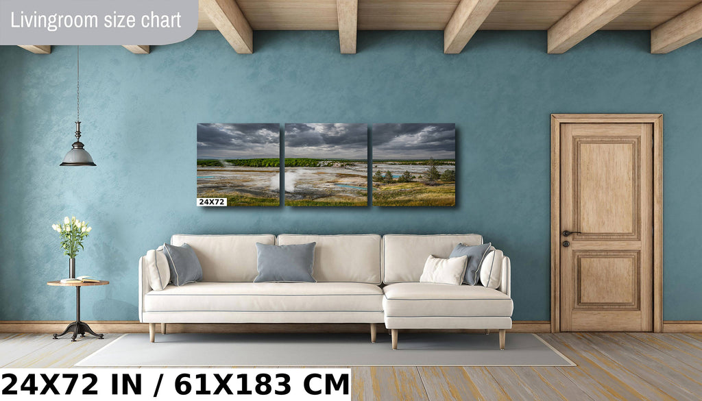 Norris Geyser Basin Print: Yellowstone National Park Landscape