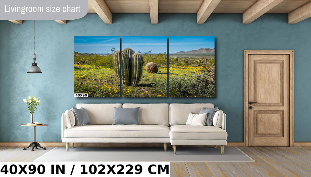 Saguaro Cactus Arizona Desert Landscape Photography Wall Art